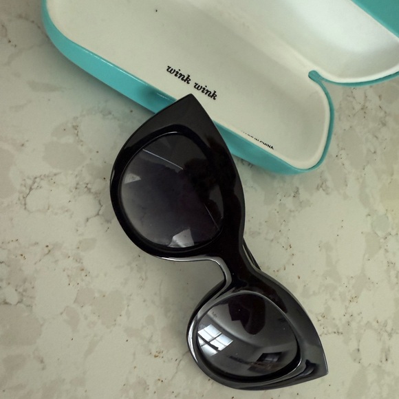 Kate Spade Zora Black Sunglasses - Picture 4 of 5